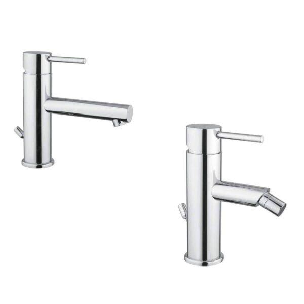 GABOLI LUIGI Set Miscelatori MOLLY Lavabo 1020 + Bidet 1040 cromati (CR)
