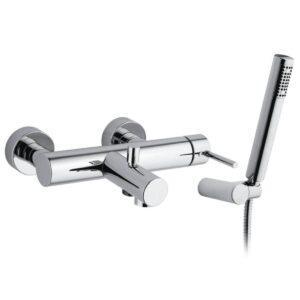 Miscelatore esterno vasca GABOLI LUIGI Dolly 1100 cromo – Con leva laterale e doccia duplex | Quaranta Store