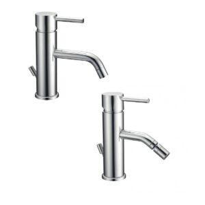 GABOLI LUIGI Set Miscelatori JOY Lavabo 1320 + bidet 1340 finitura cromata (CR)