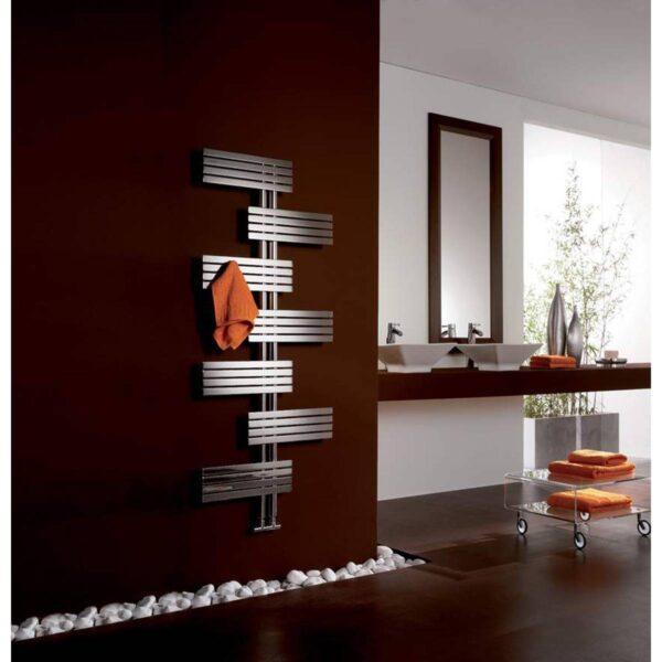 Radiatore Cordivari Design INOX STYLE BABYLA INOX finitura LUCIDO 650x600mm - immagine 3