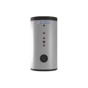 Bollitore Cordivari BOLLY 2 ST XB INOX 300 lt in acciaio inox 316L con 2 scambiatori fissi e coibentazione rigida