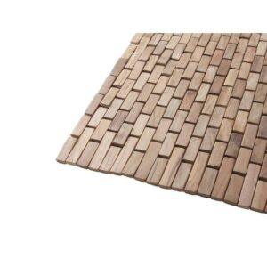 CIPI Tappeto WOOD ESSENZA in listelli di teak naturale snodato e pieghevole