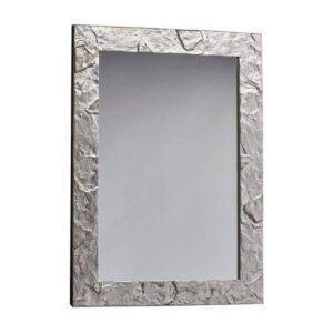 CIPI Specchio RAVELLO in legno pastellato effetto ardesia colore oro o argento