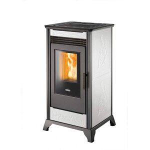 Stufa a pellet Ravelli RV80 8 kW ceramica ad aria calda ventilata