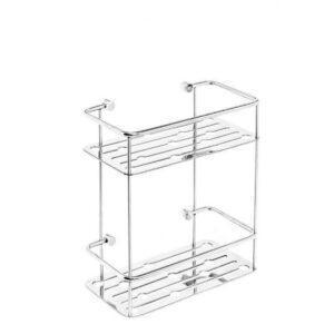 METAFORM THIN LINE Cestello doccia doppio acciaio inox AISI 304 fissaggio a vite