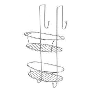 METAFORM NEW CHROME SPIDER Cestello doccia doppio in acciaio cromato con ganci