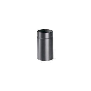 APROS Linea Legna Tubo lineare T250 ø150, L=250mm in acciaio verniciato nero