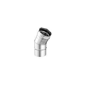 APROS Dynamic One - Curva C030 30° ø80 in acciaio inox monoparete aisi 316L