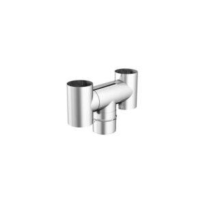 APROS Dynamic One - Terminale ad H TERH ø80 acciaio inox monoparete aisi 316L