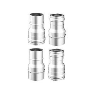 APROS Dynamic One-Riduttore IR M/F-F/M-M/M-F/F ø80/100 inox monoparete aisi 316L