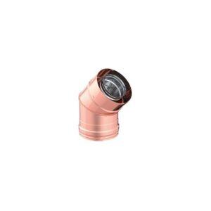 APROS Dynamic Two RAME-Curva C045 45° ø80/130 int.inox/est. RAME doppia parete