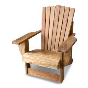 CIPI ADIRONDACK ESSENZA poltrona relax in Teak massello da interno ed esterno