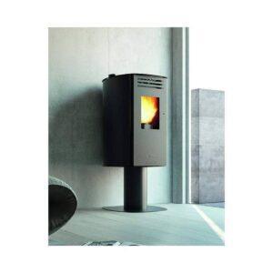 Stufa a pellet Anselmo Cola VISION HR 7kW acciaio alte prestazioni comfort mode