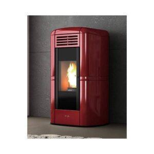 Stufa pellet Anselmo Cola CHARME CANALIZZABILE 14kW maiolica alta prestazione
