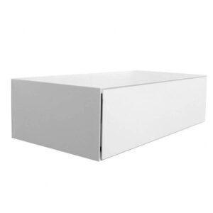CIPI Top Diamond White Mensola con cassetto in Natural Acrilic Stone Hi-Macs
