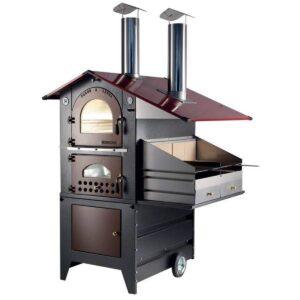 Forno a legna Gemignani a fuoco indiretto da esterno mod. G90 Barbecue