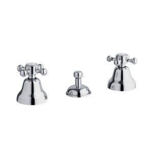 GABOLI LUIGI Batteria Bidet 3 fori DUETTO 805 con finitura cromata (CR)