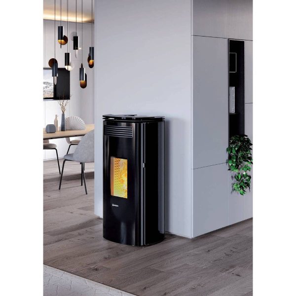 Stufa a pellet canalizzata Montegrappa BOLLA+ NXS EVO 8,9kW vetro Wonder | Quaranta Store - immagine 2