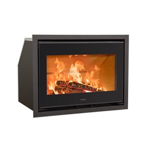 Inserto legna Ravelli CHRONOS 6,5kW convezione naturale porta totalmente in vetro