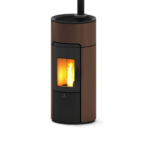 Stufa a pellet Ravelli Ecoteck Circular 9 kW ermetica ventilata | Quaranta Store - immagine 4