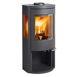 Stufa legna Ravelli DAFNE VIEW 6kW convezione naturale acciaio con vetro laterale