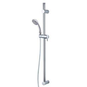 BOSSINI Saliscendi doccia 80 cm con doccino e flessibile cromato - Duetto