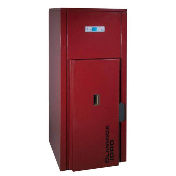 Caldaia a pellet Laminox Hidra 28 FIVE 28kW coibentazione totale in acciaio no ACS