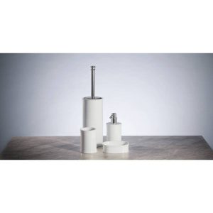 Set accessori da bagno METAFORM IMPERO in porcellana bianca
