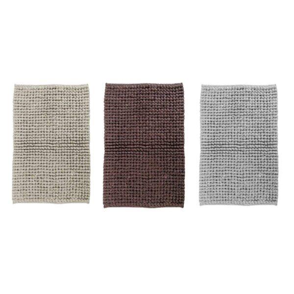 CIPI Tappeto JAQUARD fibra natur.+cotone tessuto intrecciato MARRONE,GRIGIO