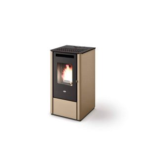 Stufa a pellet Eva Calòr KALI 8kW ventilata rivestita in acciaio verniciato