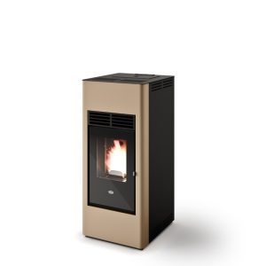 Stufa a pellet Eva Calòr KARINA 8kW ventilata in acciaio con serbatoio da 25 kg