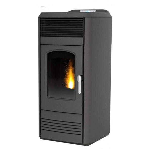 Termostufa pellet Laminox CARLOTTA IDROVENTILATA LUX 24kW in acciaio verniciato