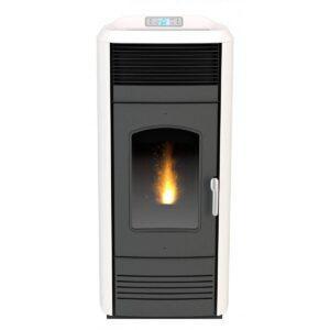 Termostufa pellet Laminox ZARA OMNIA IDROVENTILATA LUX 30kW braciere autopulente