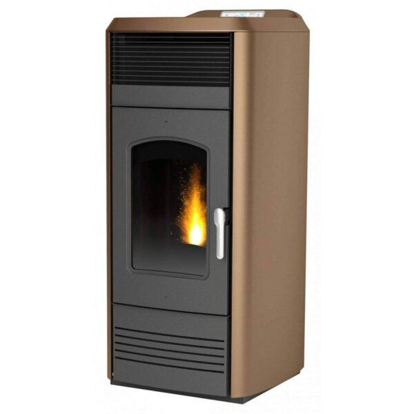 Termostufa a pellet Laminox ESTER IDROVENTILATA LUX 15kW in acciaio verniciato
