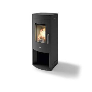 Stufa a legna Eva Calòr MARGHERITA 12,5kW a convezione naturale tutta in acciaio