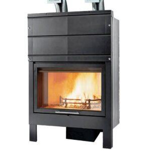 Monoblocco a legna Caminetti Montegrappa MB MEGAFIRE V 13,5kW ad aria ventilata