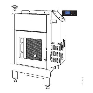 Monoblocco a pellet Caminetti Montegrappa MB S PELLET 14kW ventilato