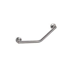 METAFORM SAFE TOP Maniglione 45° 63x16cm tubo Ø32mm in inox AISI 304 satinato