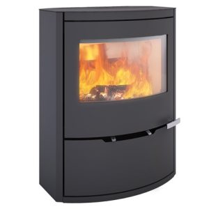 Stufa a legna Ravelli MINERVA 9kW a convezione naturale in acciaio verniciato