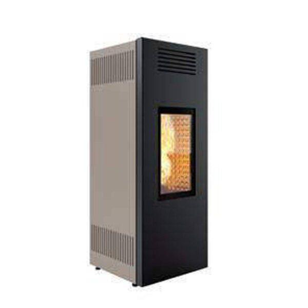 Stufa a pellet Caminetti Montegrappa NOIR NPS10 EVO 10kW con ventilazione SMART - immagine 2