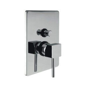 GABOLI LUIGI Miscelatore Incasso Doccia e Vasca JUMPY Q70 con finitura cromata (CR)