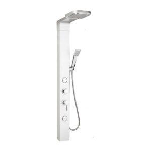 METAFORM AQUALINE Colonna Doccia Multifunzione STAR in alluminio e ABS silver