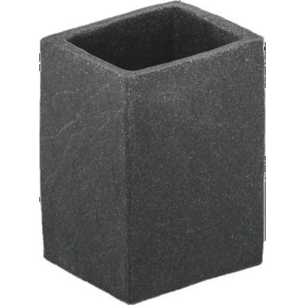 METAFORM SYL Set accessori da appoggio in POLIRESINA ardesia o sabbia 4 pezzi - immagine 4