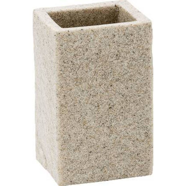 METAFORM SYL Set accessori da appoggio in POLIRESINA ardesia o sabbia 4 pezzi - immagine 5