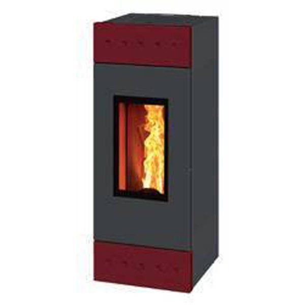 Stufa a pellet Montegrappa TILE + NPS7 EVO 6,4 kW ventilata in maiolica | Quaranta Store - immagine 2