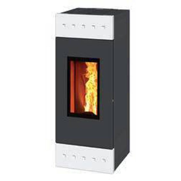 Stufa a pellet Montegrappa TILE + NPS7 EVO 6,4 kW ventilata in maiolica | Quaranta Store - immagine 3