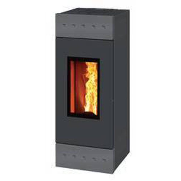 Stufa a pellet Montegrappa TILE + NPS7 EVO 6,4 kW ventilata in maiolica | Quaranta Store - immagine 4