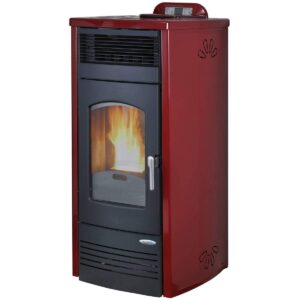 Stufa a pellet Laminox VALENTINA AIR PLUS 16kW ad aria canalizzata in acciaio