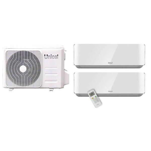 Climatizzatore Multisplit UNICAL U.E. R32 XMX2 18HE+2 U.I. KMUN 10HI a parete