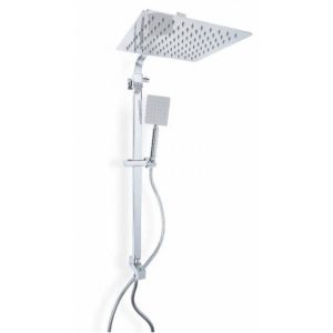 Doccia Mix METAFORM AQUALINE ZEUS con soffione tondo e doccetta, finitura cromata